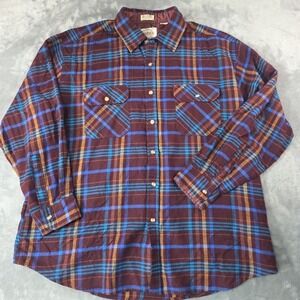 Vintage Saugatuck Dry Goods flannel shirt size XL Hiking Outdoor Camping...